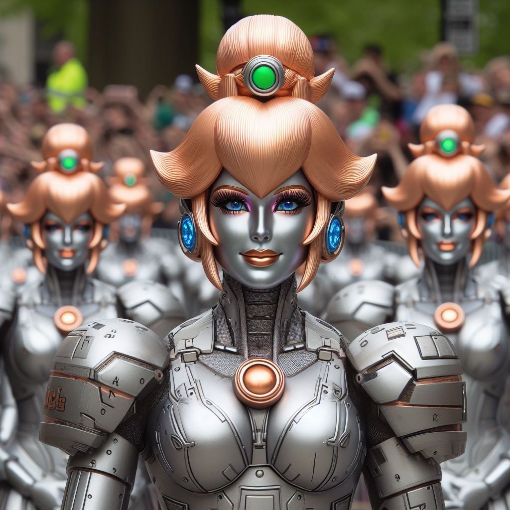 Peach Bot Robot Peach 8 by QueenJupyterMartin on DeviantArt