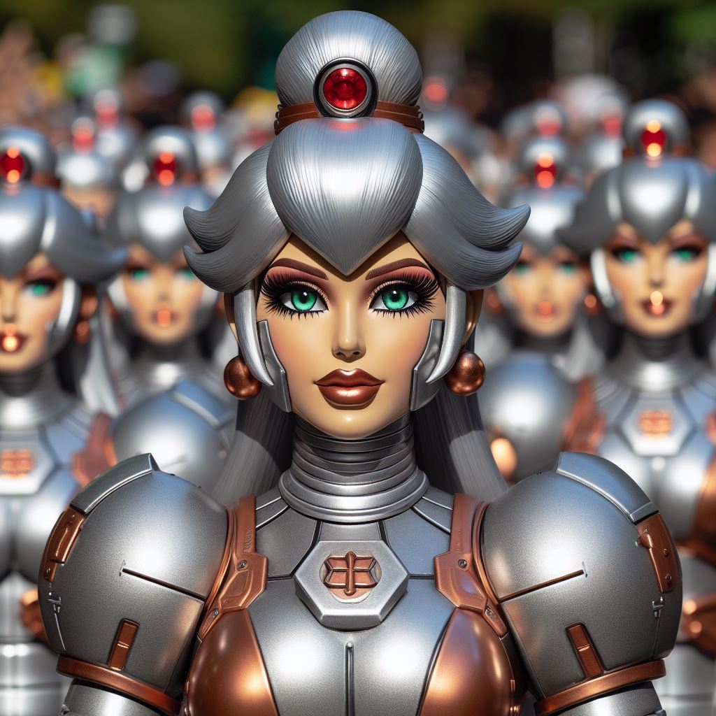 Peach Bot Robot Peach 45 by QueenJupyterMartin on DeviantArt