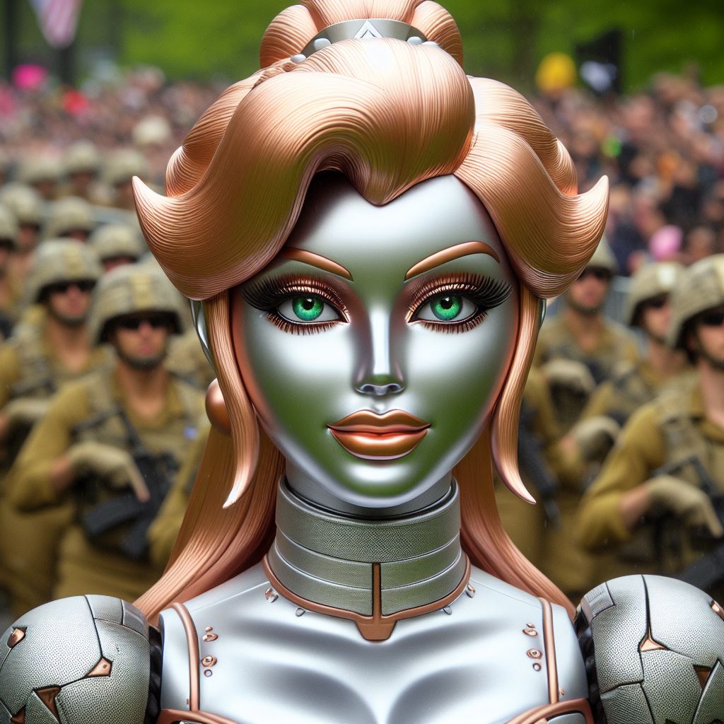 Peach Bot Robot Peach 73 by QueenJupyterMartin on DeviantArt