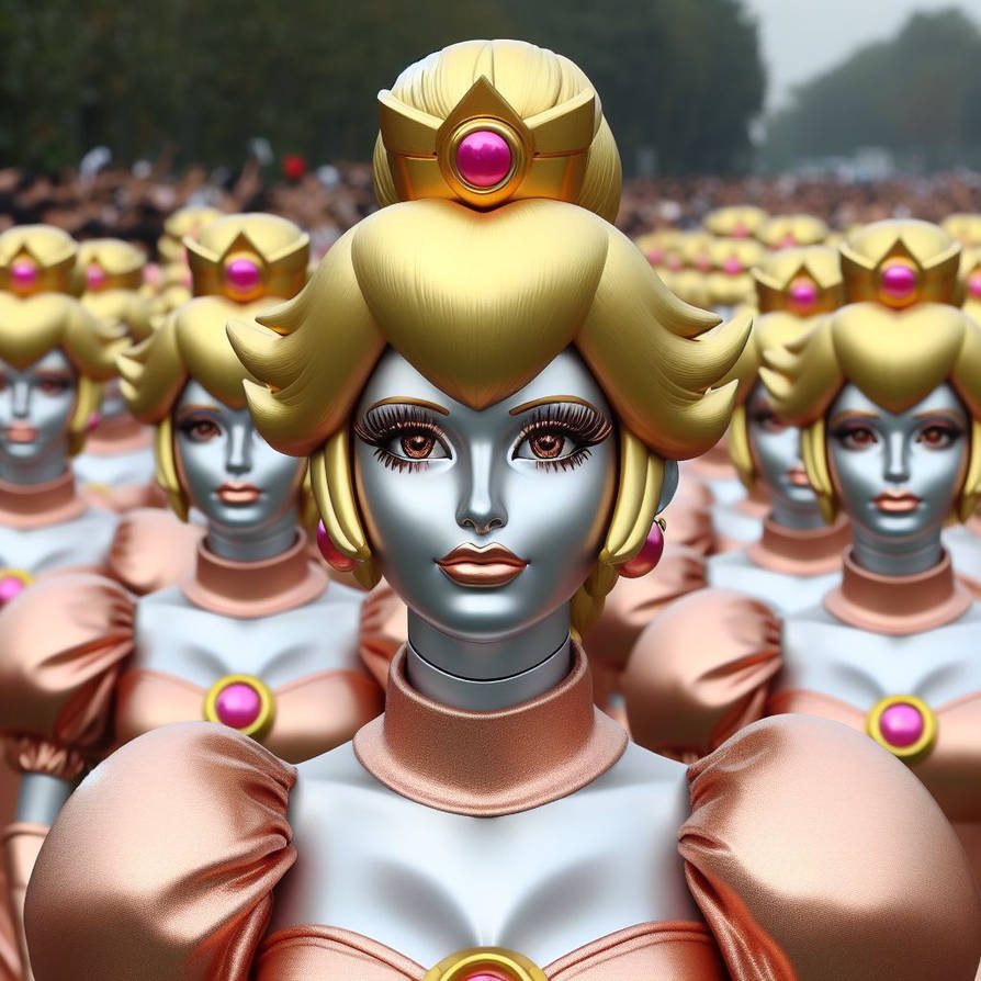 Peach Bot Robot Peach 173 by QueenJupyterMartin on DeviantArt