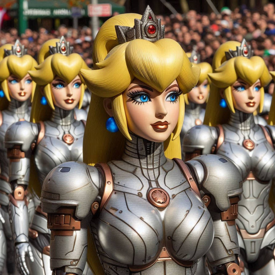 Peach Bot Robot Peach 209 by QueenJupyterMartin on DeviantArt