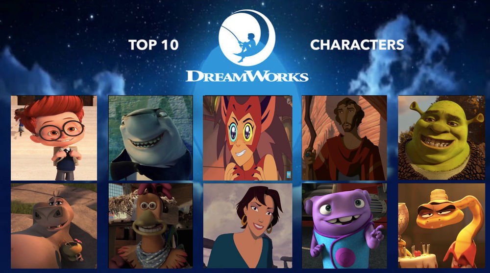 Dreamworks Creating Characters My Top 10 Dreamworks Characters by Octopus1212 on DeviantArt