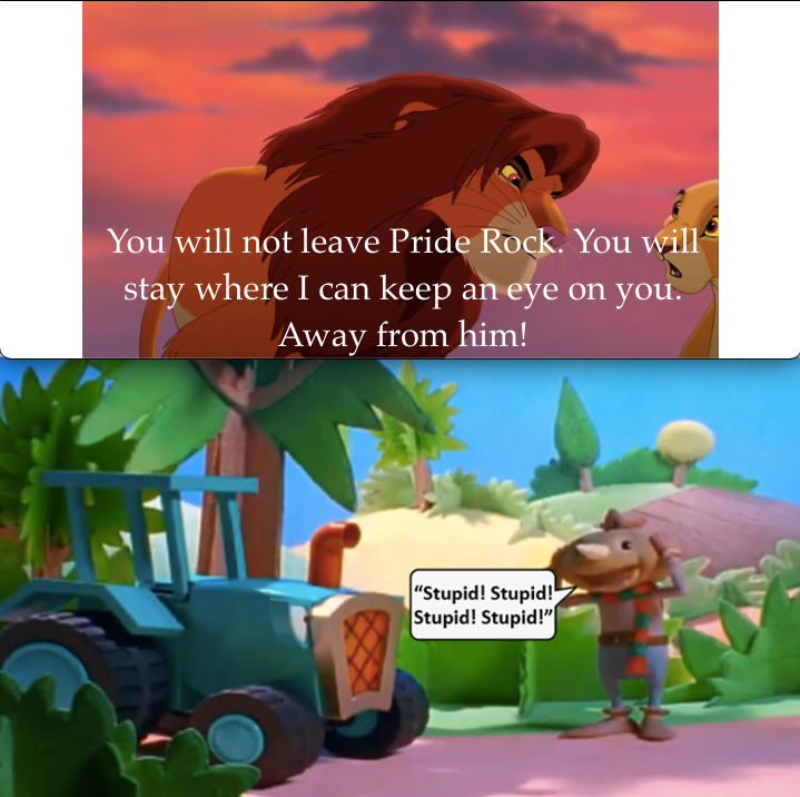 Simba Being Rude Spud Hates Evil Simba Abusing Kiara by Octopus1212 on DeviantArt