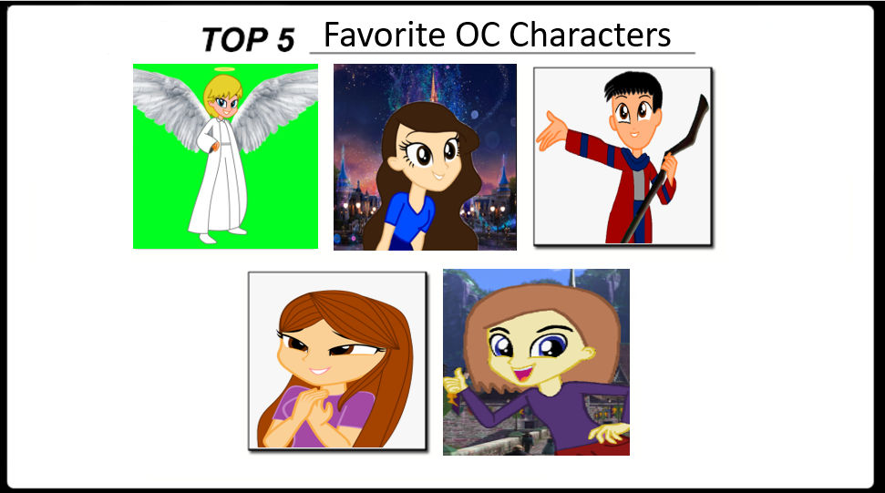 My Top 5 Favorite OC Characters by Octopus1212 on DeviantArt