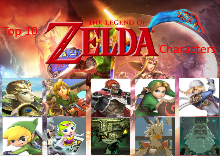 My Top 10 The Legend of Zelda Characters by Octopus1212 on DeviantArt