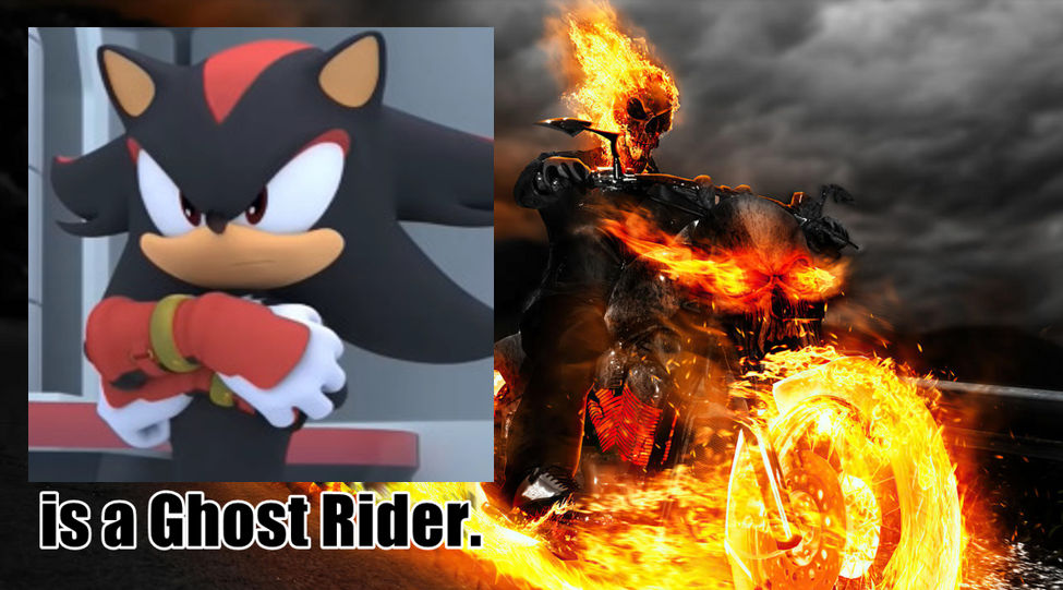 Ghost Rider Vs Shadow What if Shadow the Hedgehog is a Ghost Rider by Octopus1212 on DeviantArt
