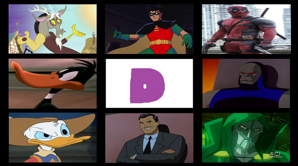 D Character Animation Favorite Letter D Characters (Template) by NUCanimations on DeviantArt