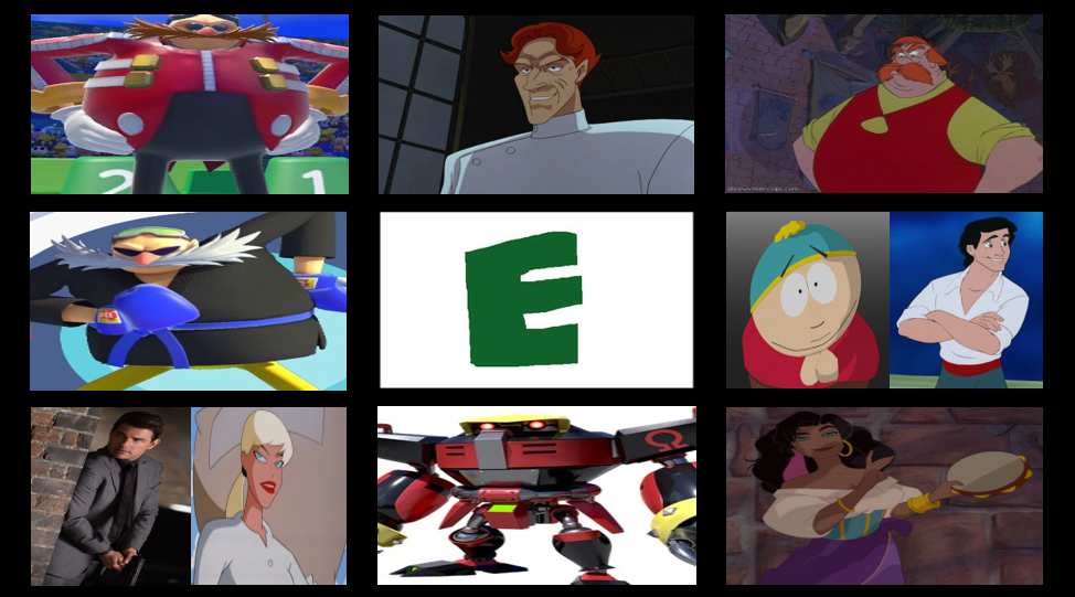 My Favorite Letter E Characters by Octopus1212 on DeviantArt