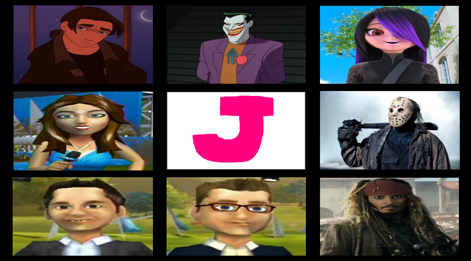 Letter R J Characters My Favorite Letter J Characters by Octopus1212 on DeviantArt