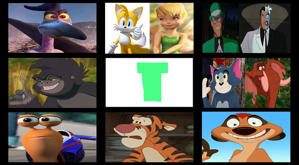 T Characters Favorite Letter T Characters (Template) by NUCanimations on DeviantArt