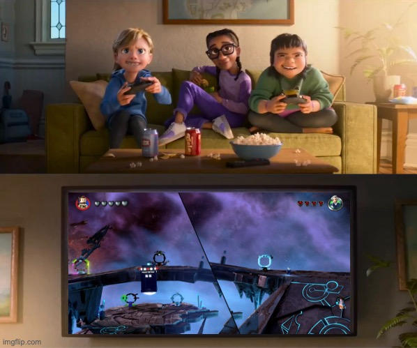 Riley and Grace Playing Lego Dimensions by Octopus1212 on DeviantArt