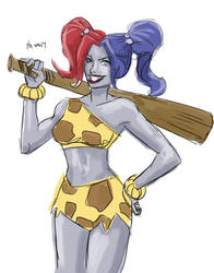 Harley Quinn Giganta Sketch