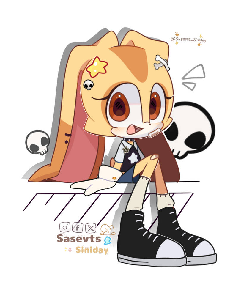 Cream Rabbit Stuck Cream the rabbit by Sasevts-Siniday on DeviantArt