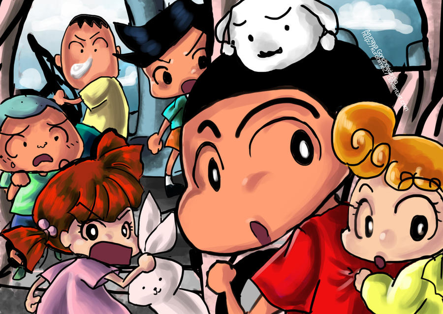 Crayon Shin chan Runaways By Kurohime27 On DeviantArt crayon-shin-chan-runaways-by-kurohime27-on-deviantart