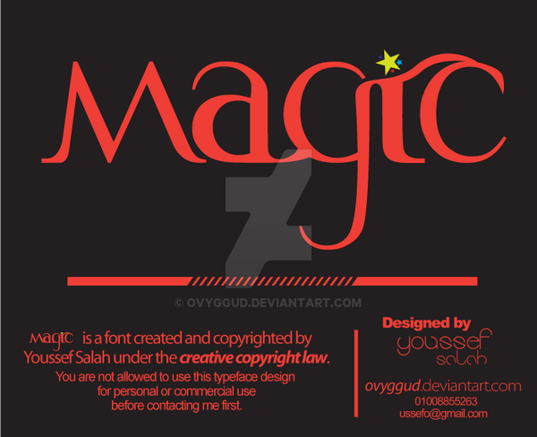 A new Typeface - MAGIC by Ovyggud on DeviantArt
