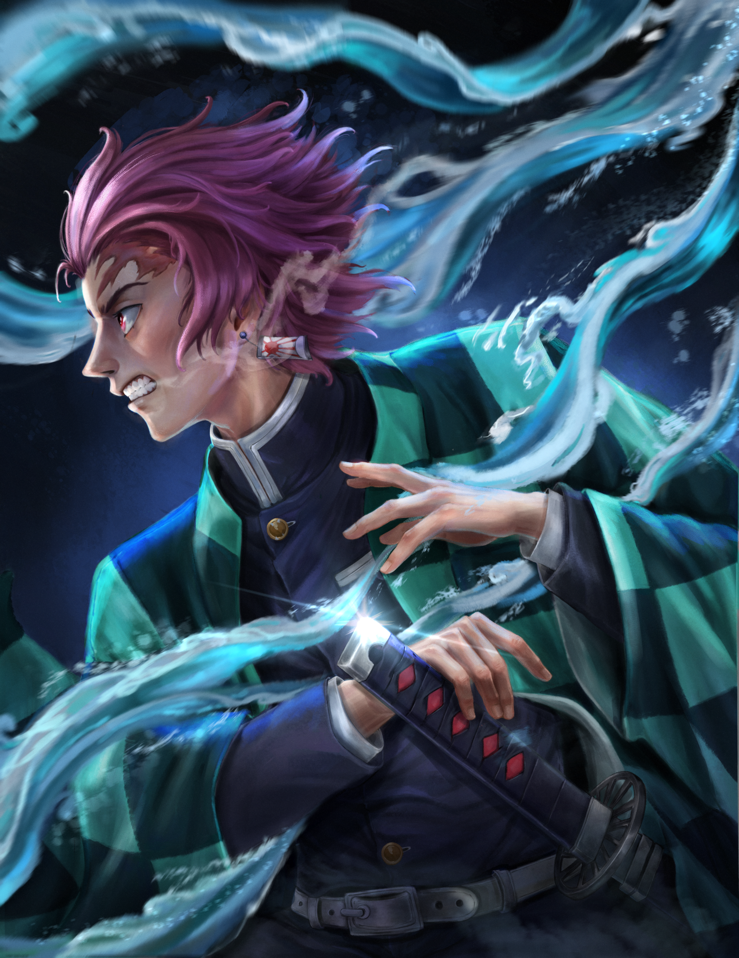 Tanjiro Kamado by ANASXART