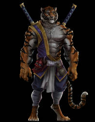 Anthro Tiger Warrior