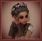 Portrait of a Pixie by karibous-boutique