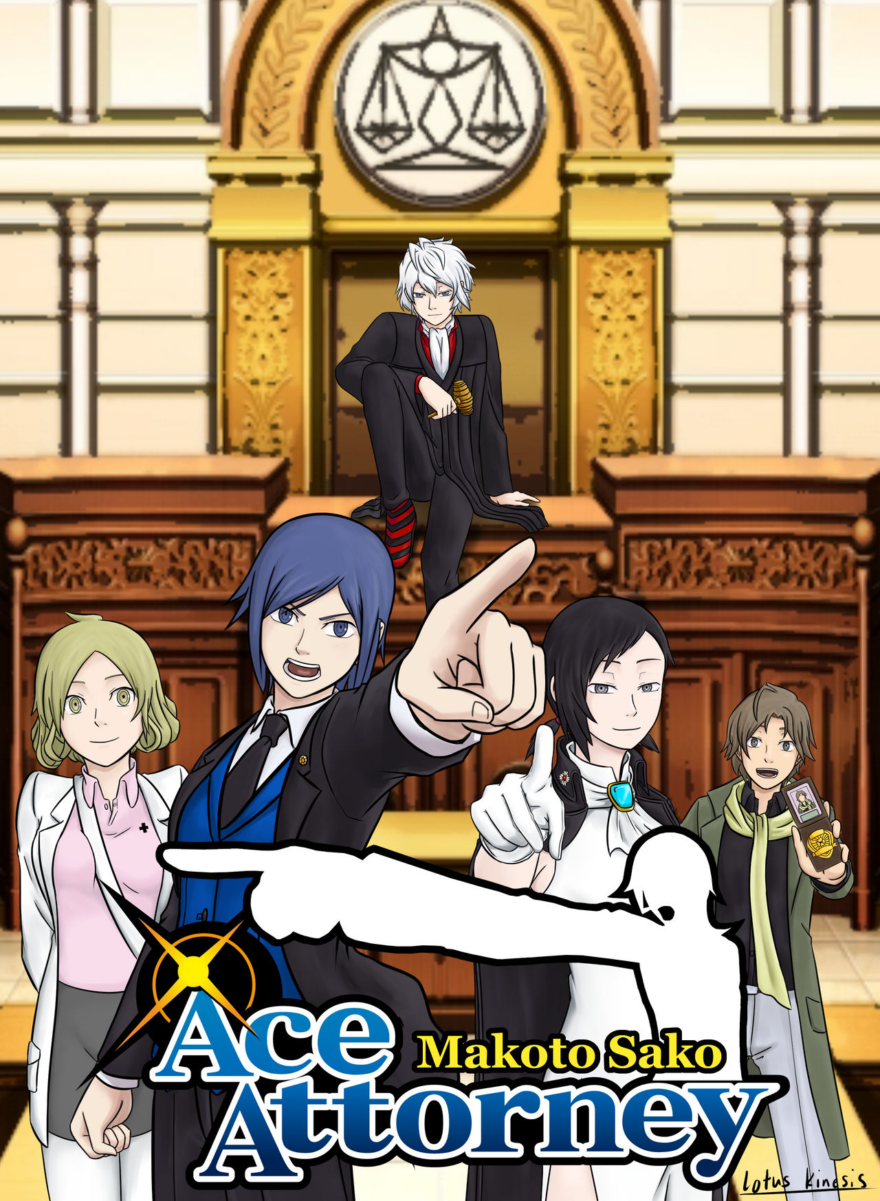 Ace Attorney: Makoto Sako (New)