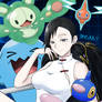 Fumi and her Pokemon