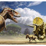 Tyrannosaurus vs Triceratops