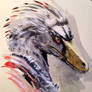 Velociraptor color sketch