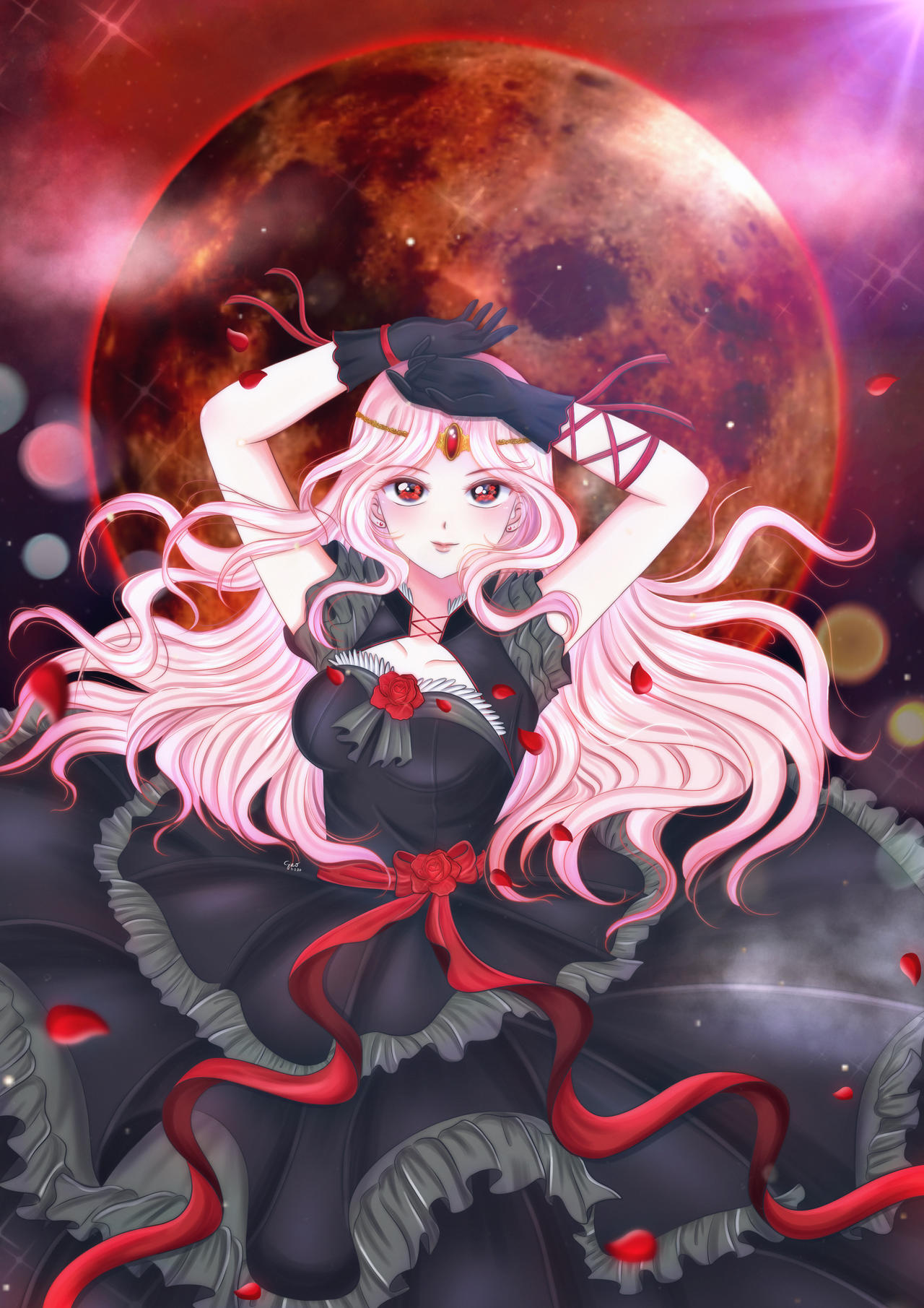 Blood Moon Queen Vampire by cjiro-art on DeviantArt
