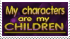 Stamp: Characters are children by Jammerlee