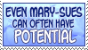 Stamp: Mary-Sue Potential