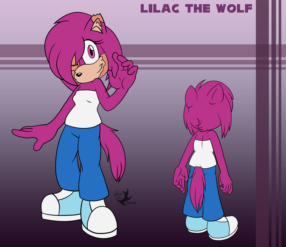 Commission: Lilac the Wolf