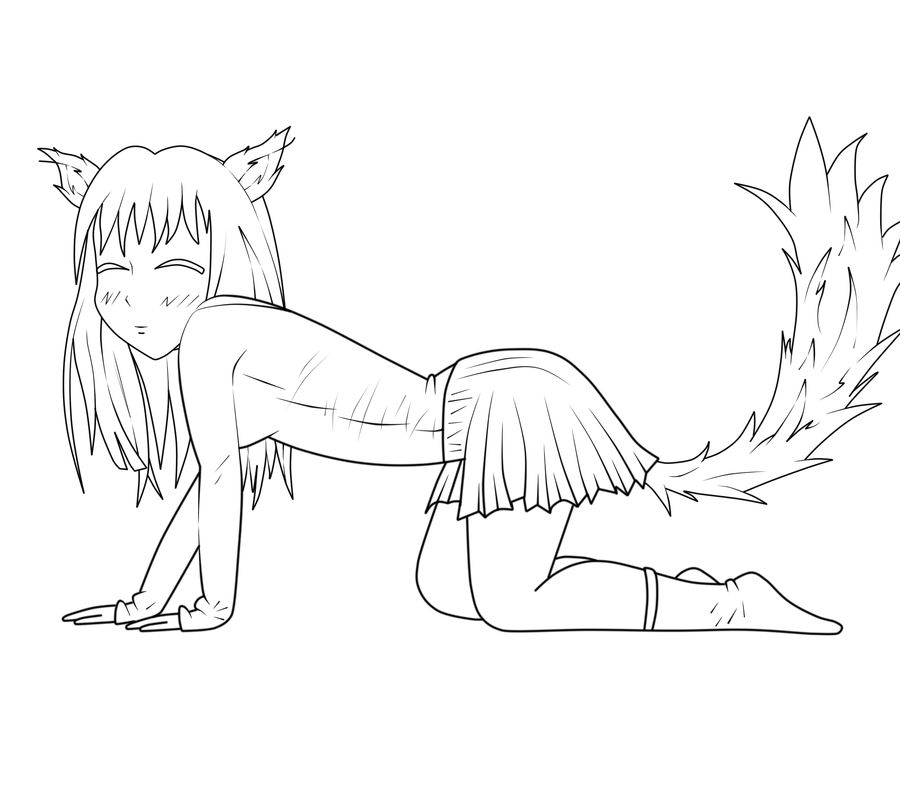 Neko Line art