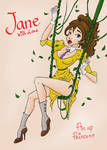 Jane. Pin up Princess by BzikO