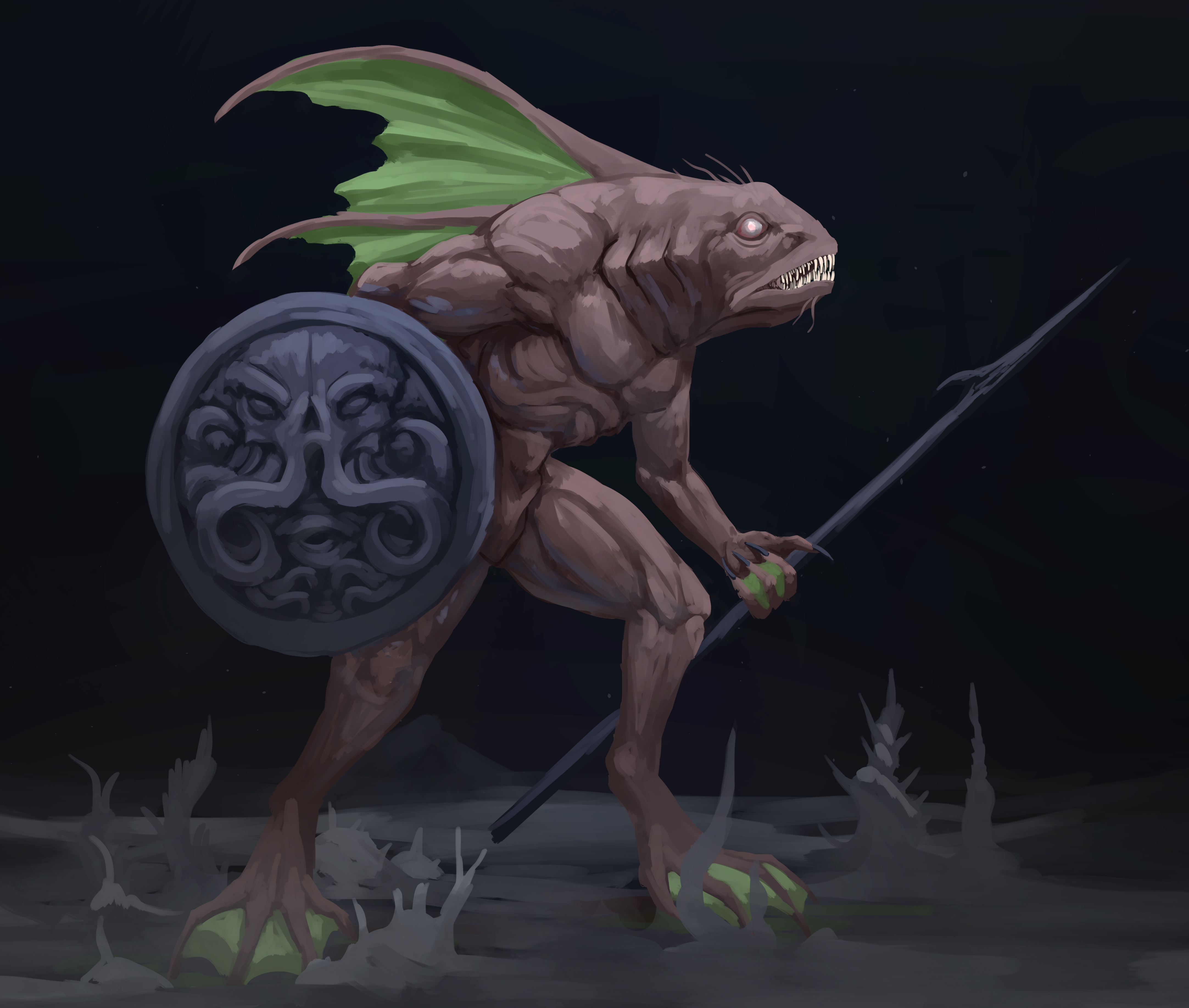 Deep One Face Deep One by Maximilian-scribbles on DeviantArt