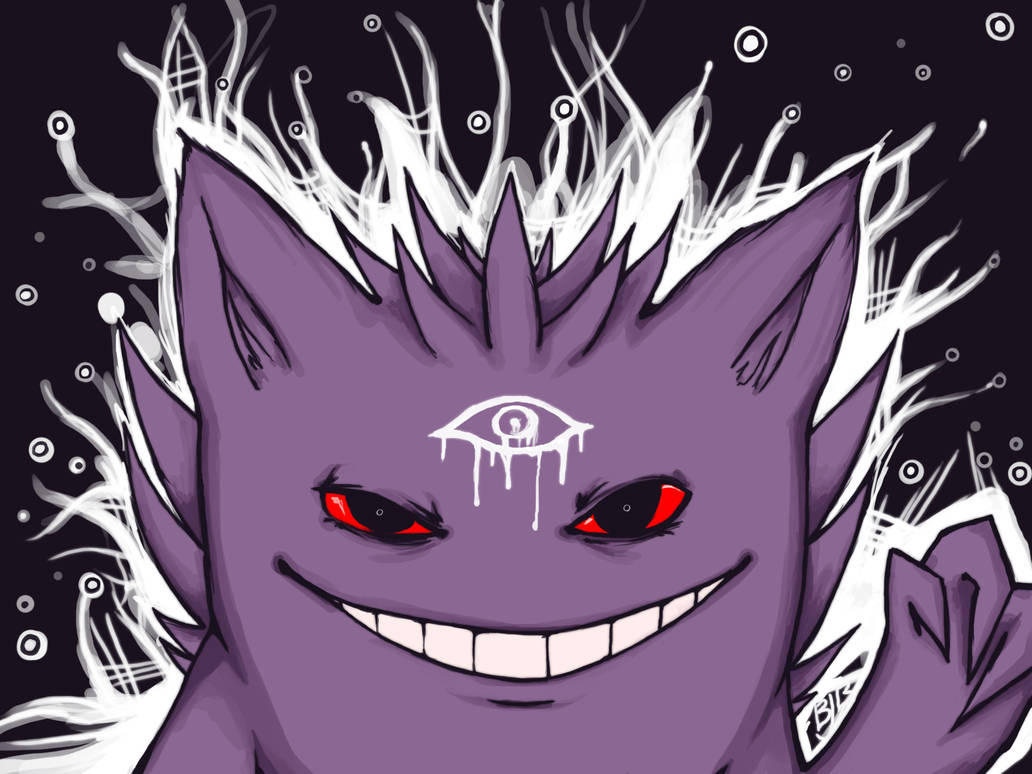 Gengar used Mean Look! by cluelesscomedy123
