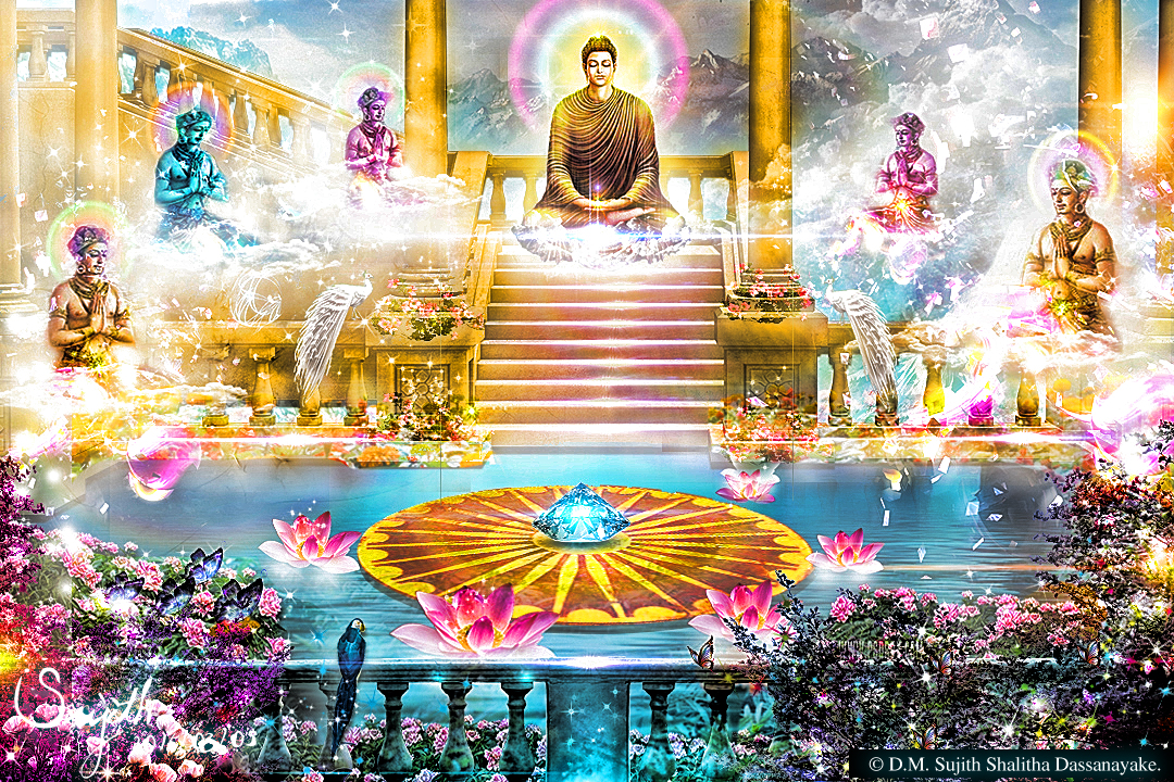 The Lord Buddha in heaven by SujithShalitha on DeviantArt