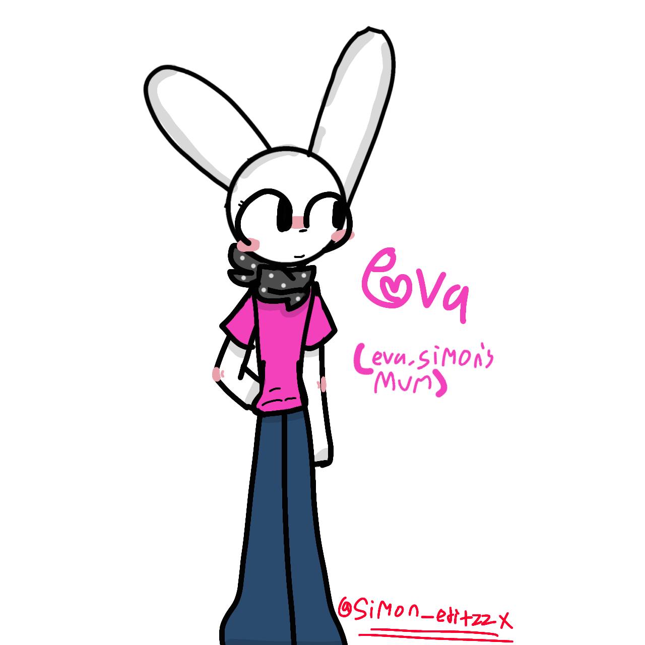 Eva the rabbit fanart by FunkyAmaya12 on DeviantArt