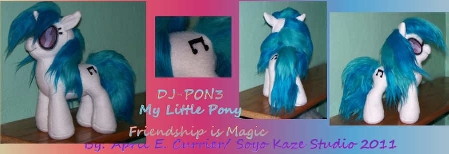 DJ-PON3 custom MLP Plush