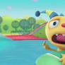 Henry Hugglemonster swimming