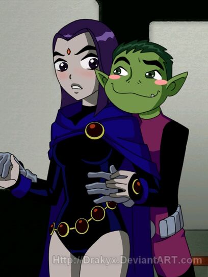Beast Boy And Raven By Ddapcic On Deviantart Beast Boy And Raven By Ddapcic On Deviantart