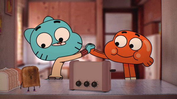 Gumball and Darwin would like to eat toast by ddapcic on DeviantArt