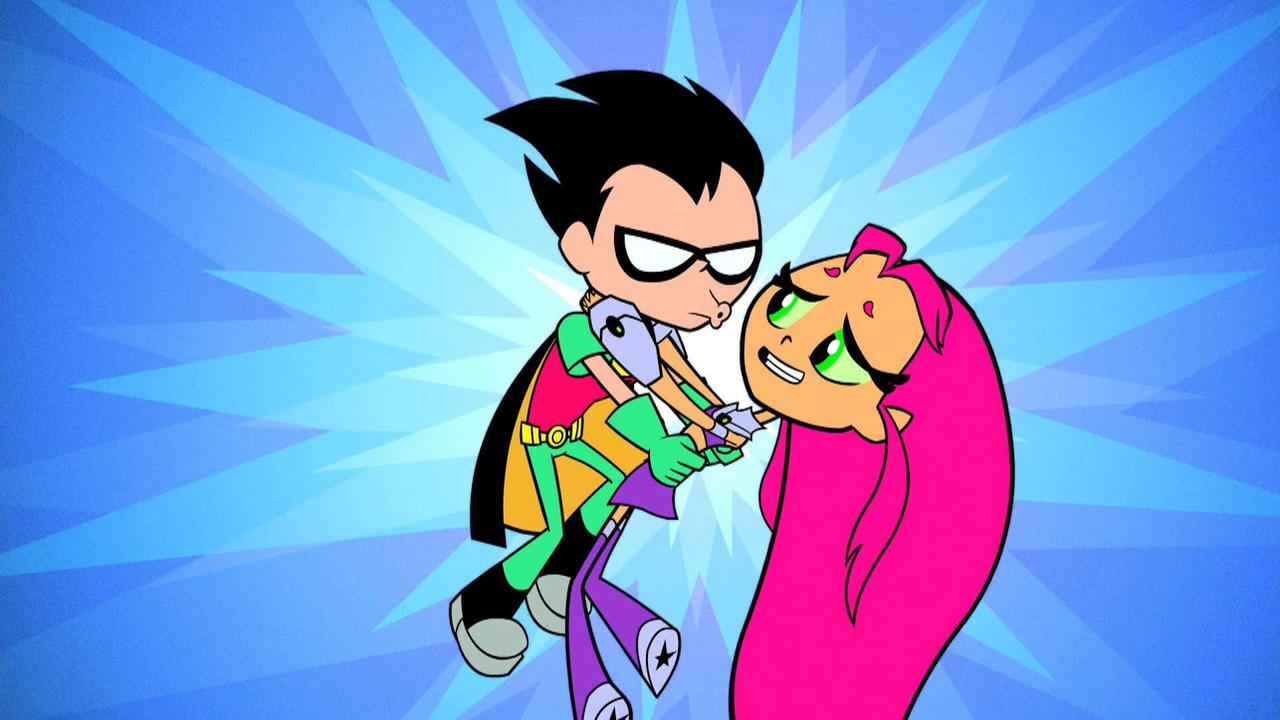 Robin Falling Robin tries falling in love with Starfire by ddapcic on DeviantArt