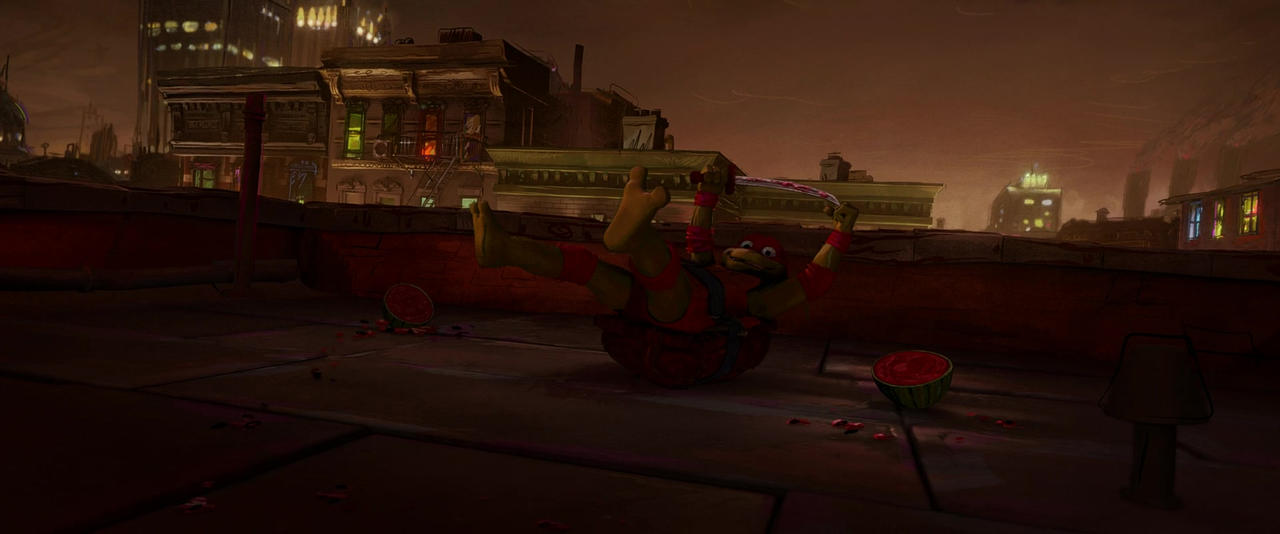 You are being funny Raphael, but cool stunt by ddapcic on DeviantArt