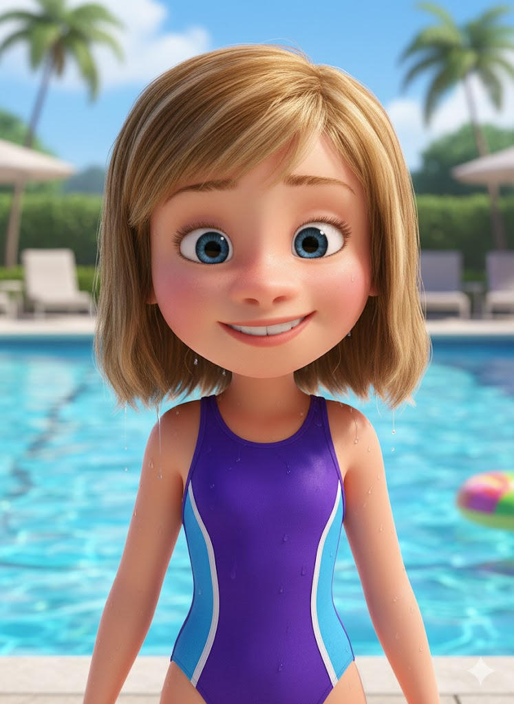 Cute Riley Background Riley being so happy at the outdoor pool by ddapcic on DeviantArt