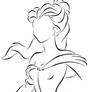 Belle Line Art 2