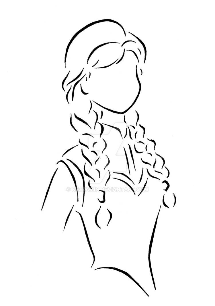 Ana Draw Line Anna by Kezzamin on DeviantArt