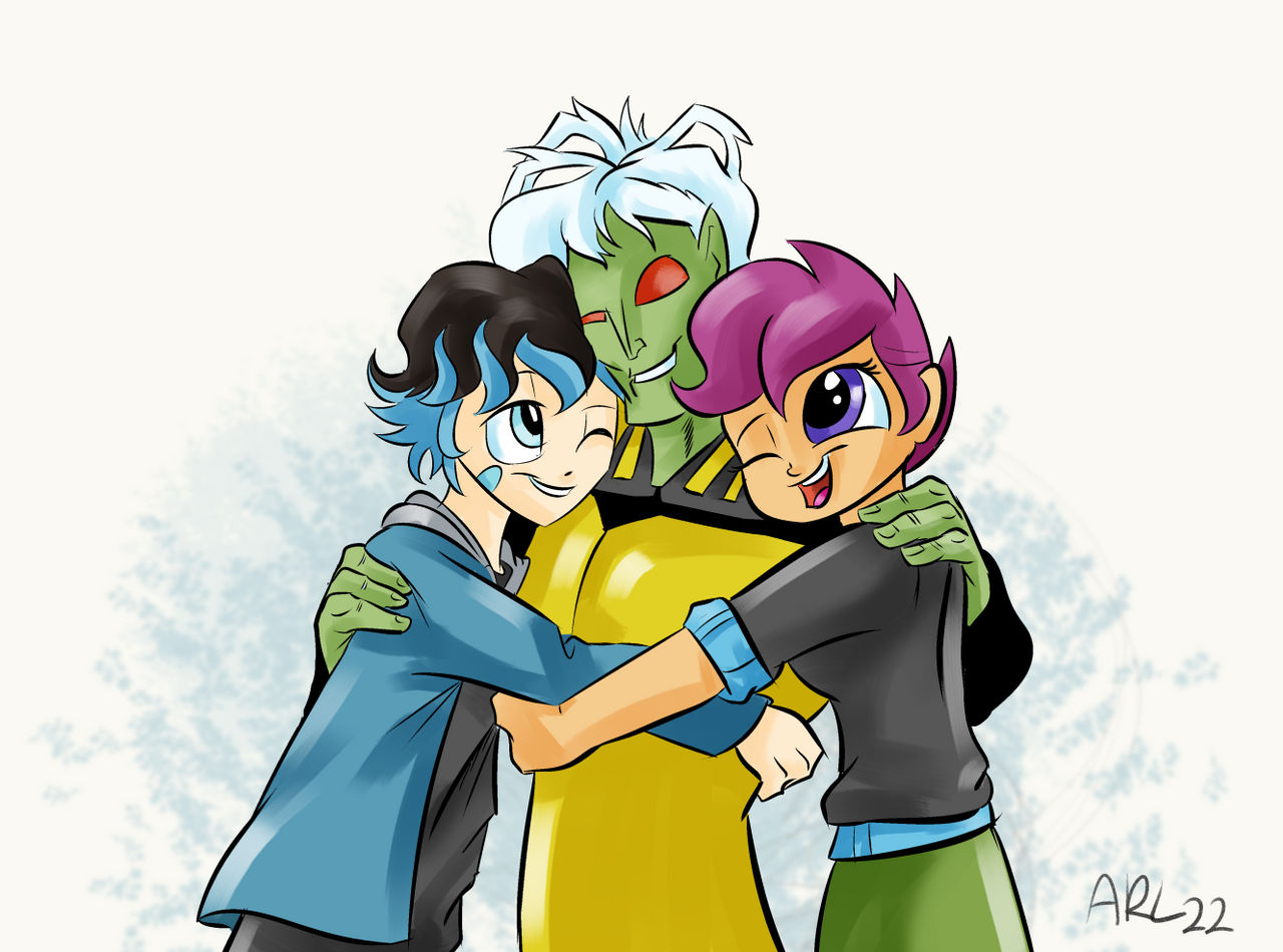 Havoc kai leone and scootaloo group hug by lytlethelemur dfczysq fullview Havoc kai leone and scootaloo group hug by lytlethelemur dfczysq fullview