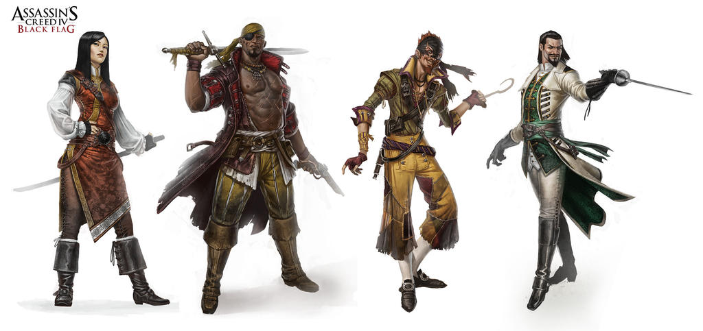 Assassin's creed IV Black flag character design by JohanGrenier on ...