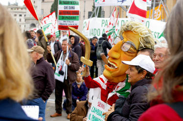 Rome protest 1