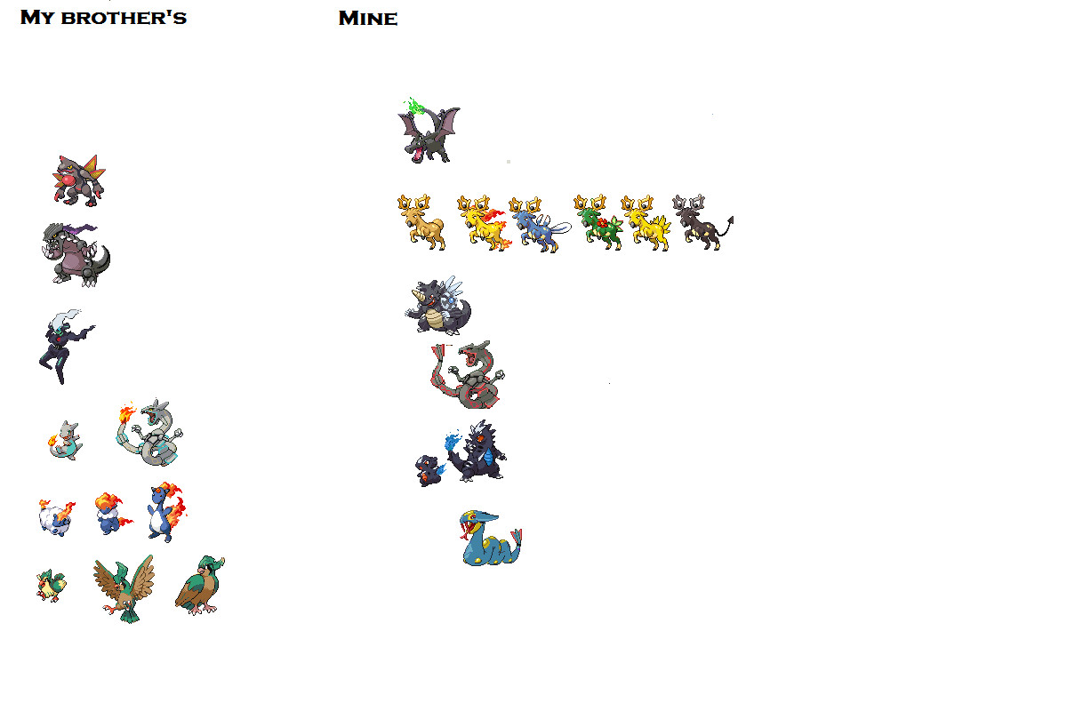 Fake Pokemon Sprites