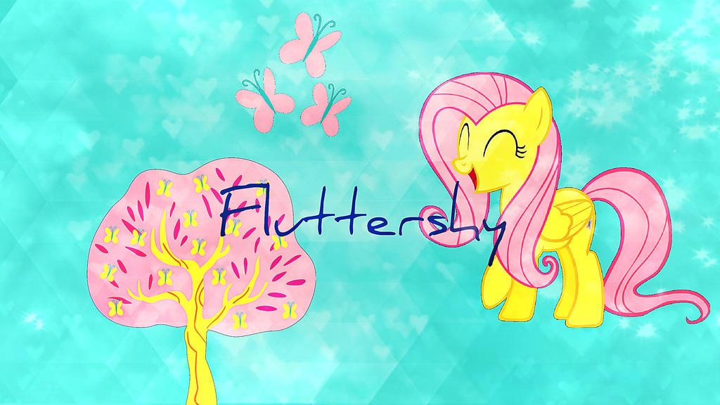 New Fluttershy Wallpaper